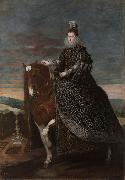Diego Velazquez Queen Margarita on Horseback (df01) Sweden oil painting reproduction